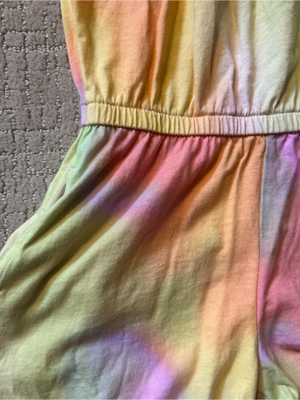 Old Navy girls rainbow summer romper 6/7
